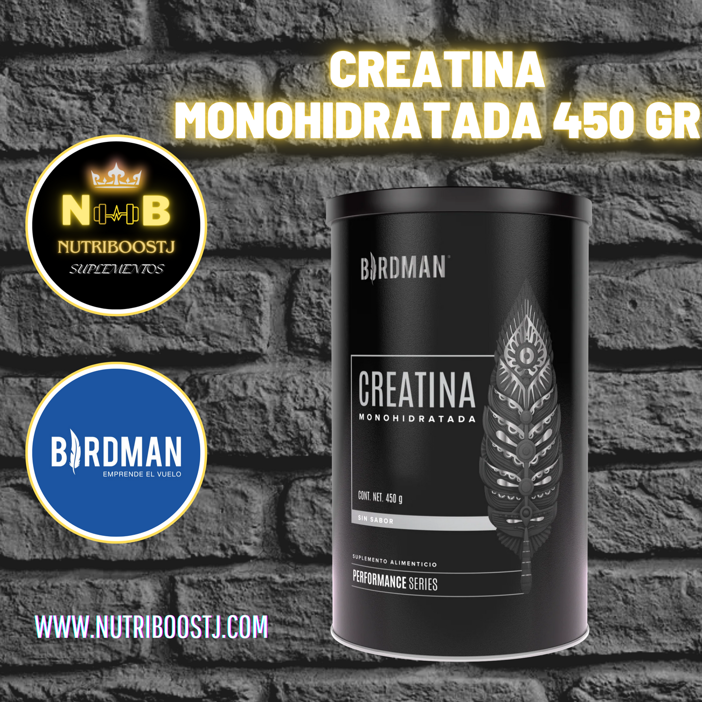 CREATINA MONOHIDRATADA 450 gr