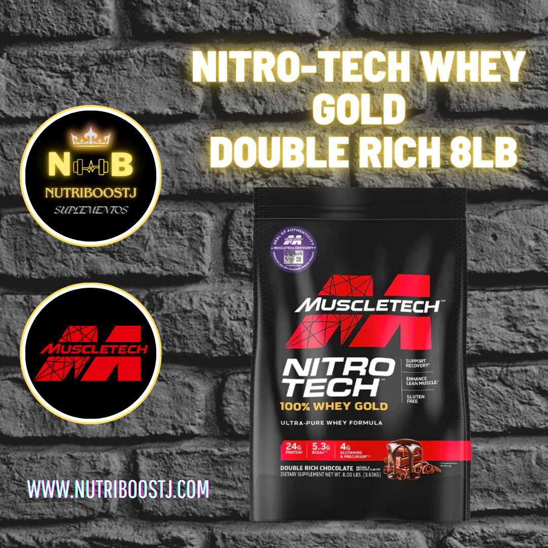 Nitro-Tech Whey Gold Double Rich 8LB