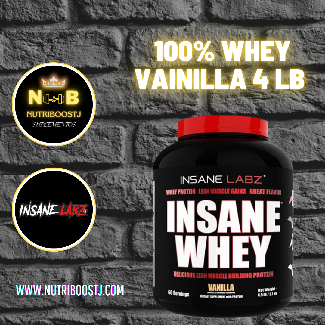 100% Whey Vainilla 4LB
