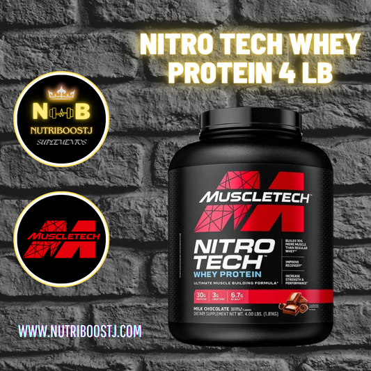 Nitro Tech Whey Protein 4LB